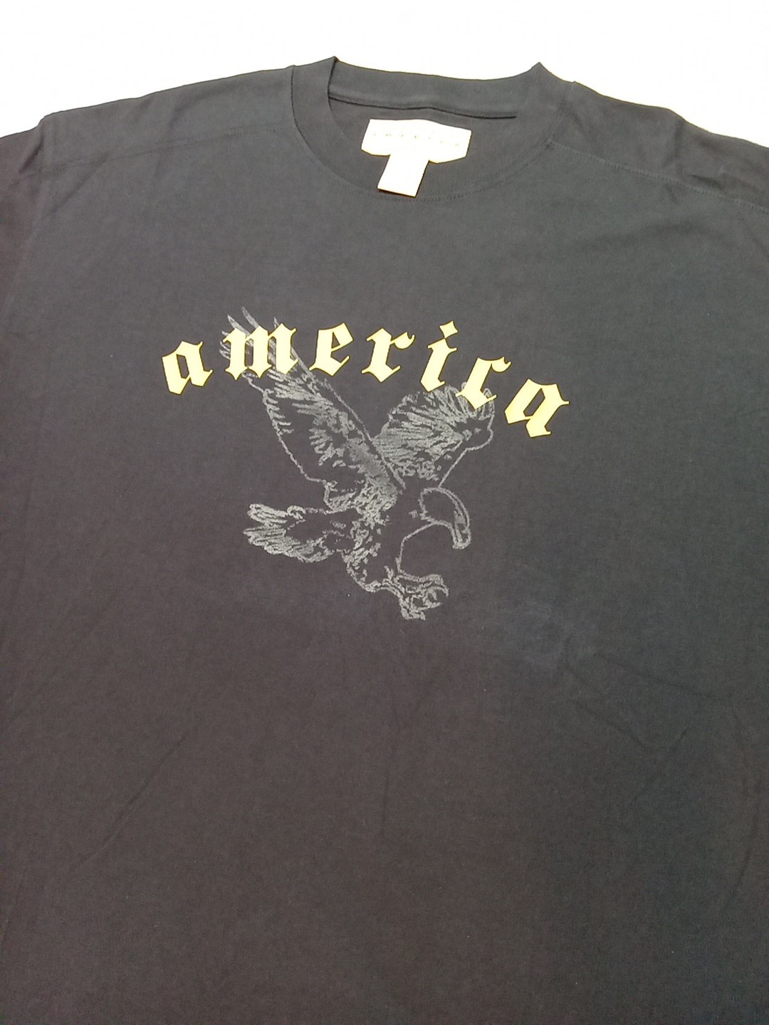 Perry Ellis America Men's Size Large Graphic T-shirt Black 100% Cotton gallery