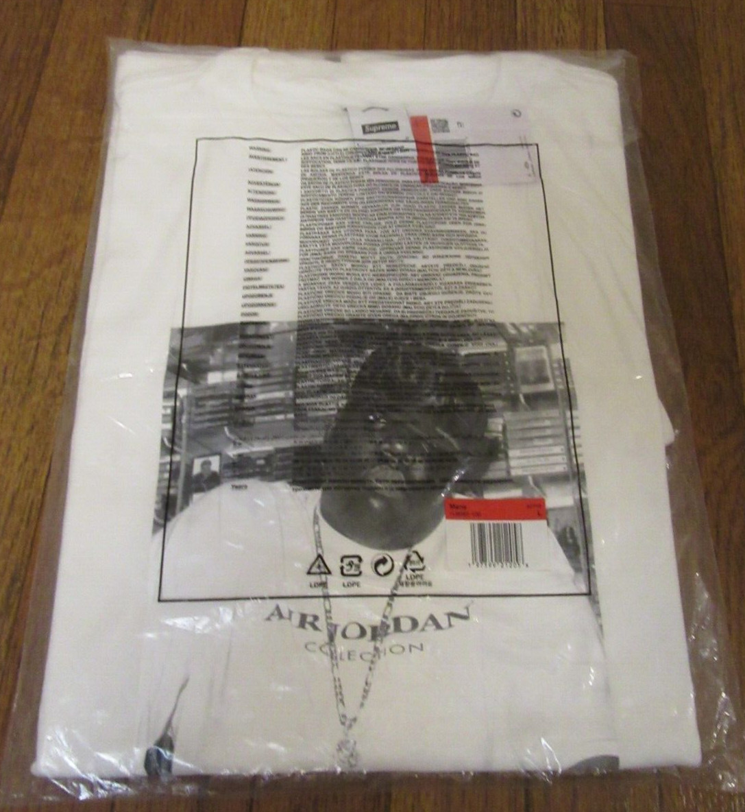Supreme Jordan Biggie S/S Top Size Large White FW24 Supreme New York 2024 New gallery