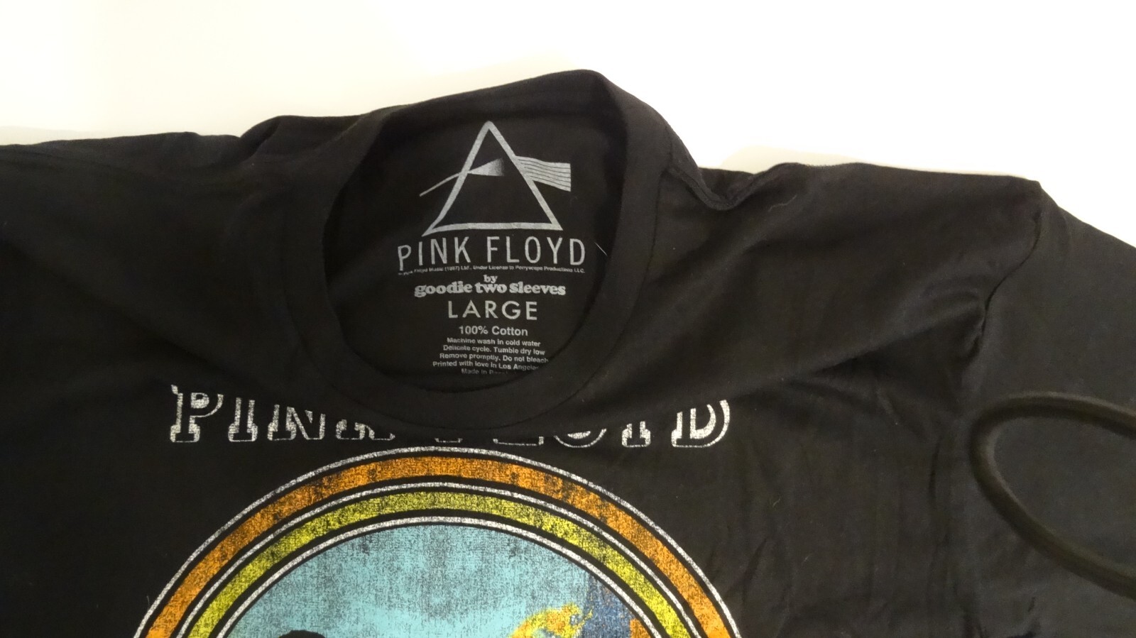 Pink Floyd by Goodie Two Sleeves Wish You Were Here Cover Art T Shirt, Size L gallery