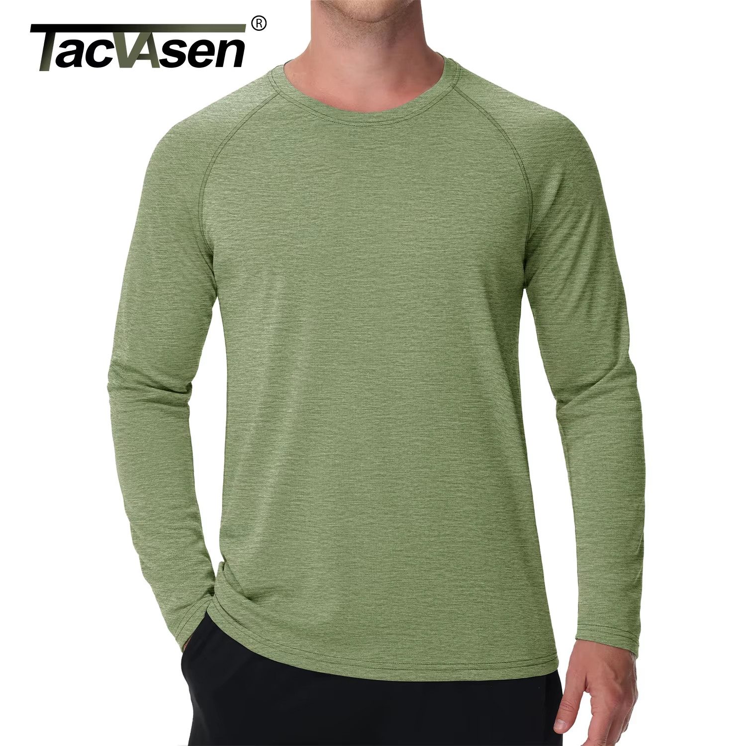 Mens Sports Shirt Long Sleeve UPF50+ Quick Dry Breathable Outdoor Fitness gallery