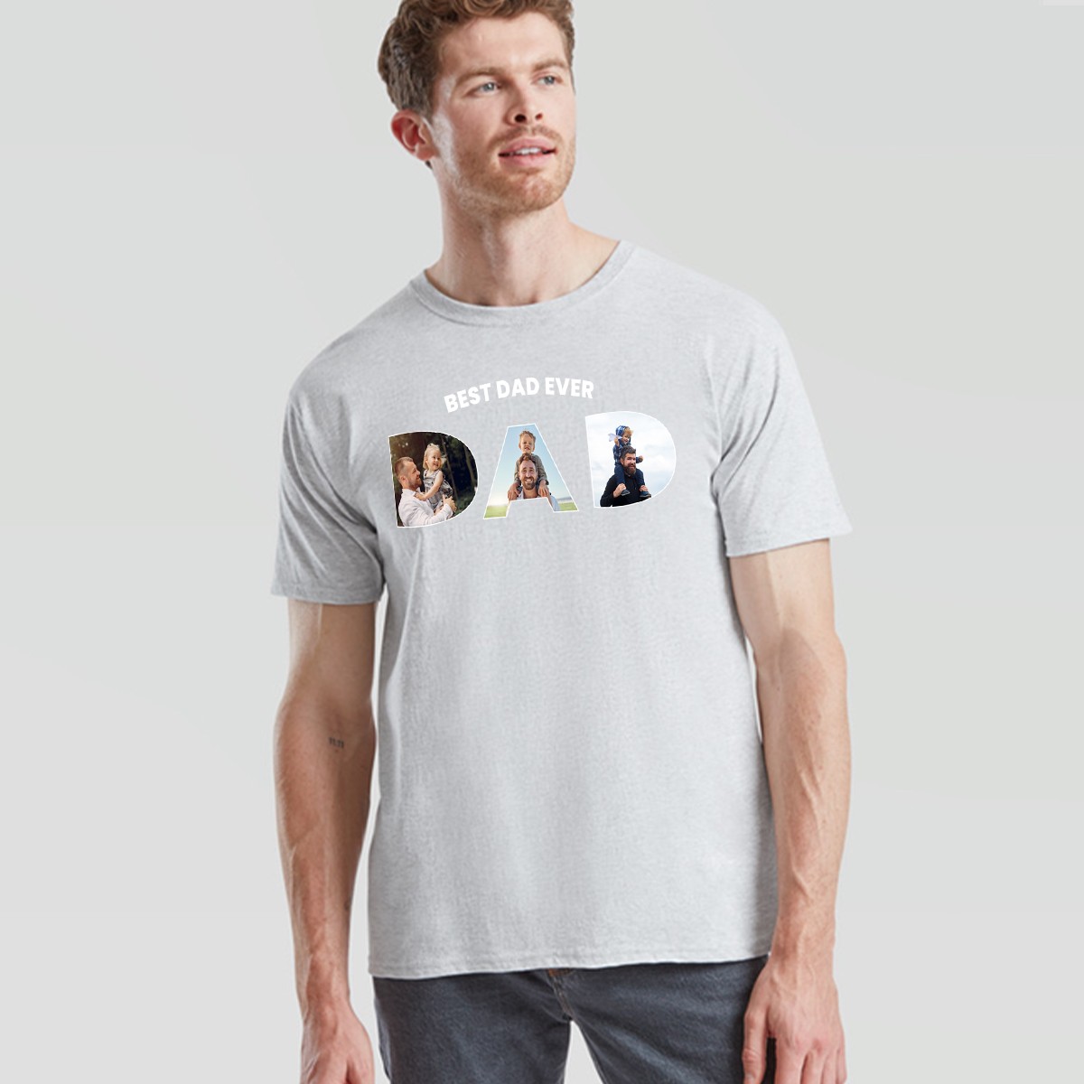 Personalised Unisex T Shirts Add Your Photo Text Ultra Soft Front & Back Print gallery