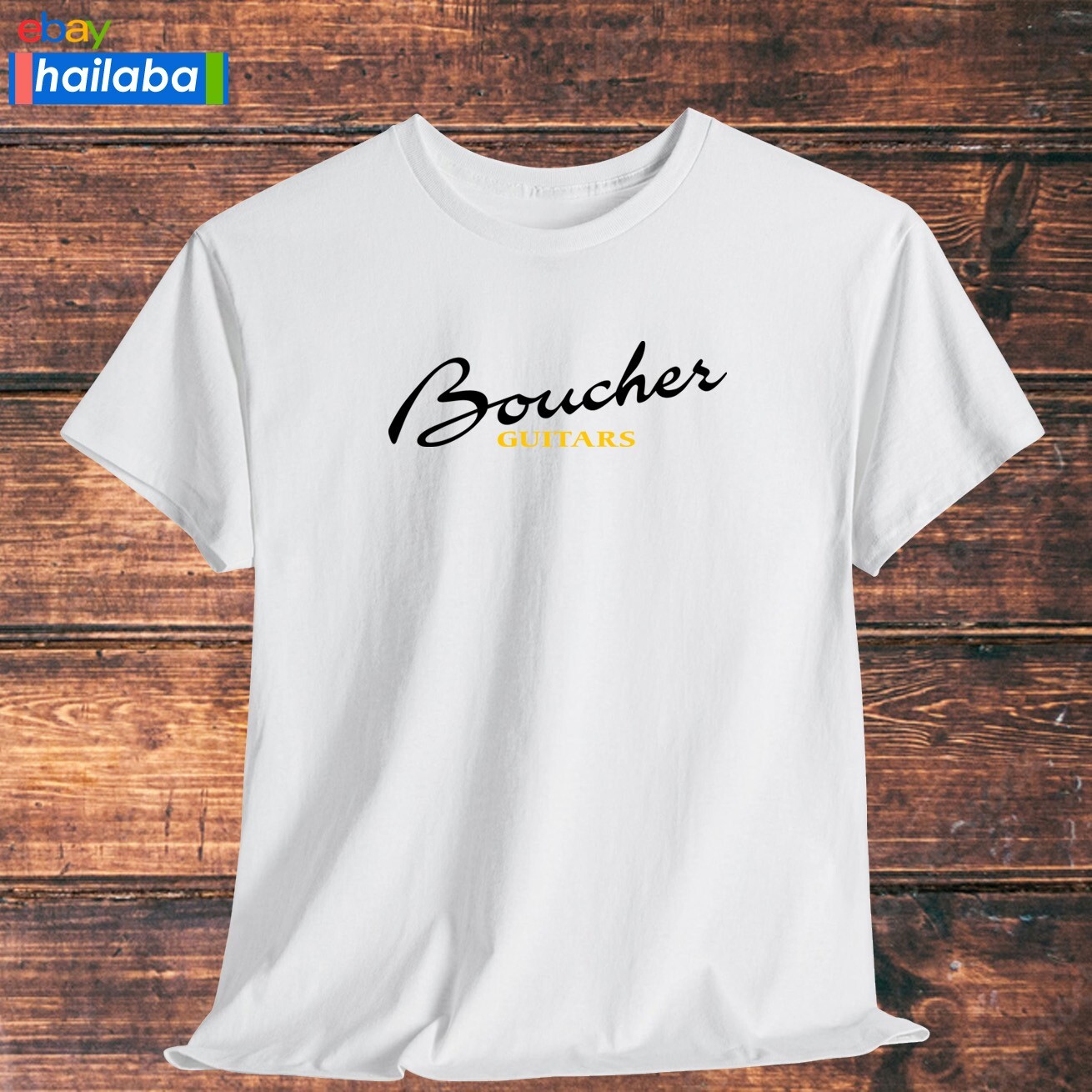 Boucher Guitars Logo Shirt Black/Navy/Grey/White/Orange T-Shirt S-5XL gallery