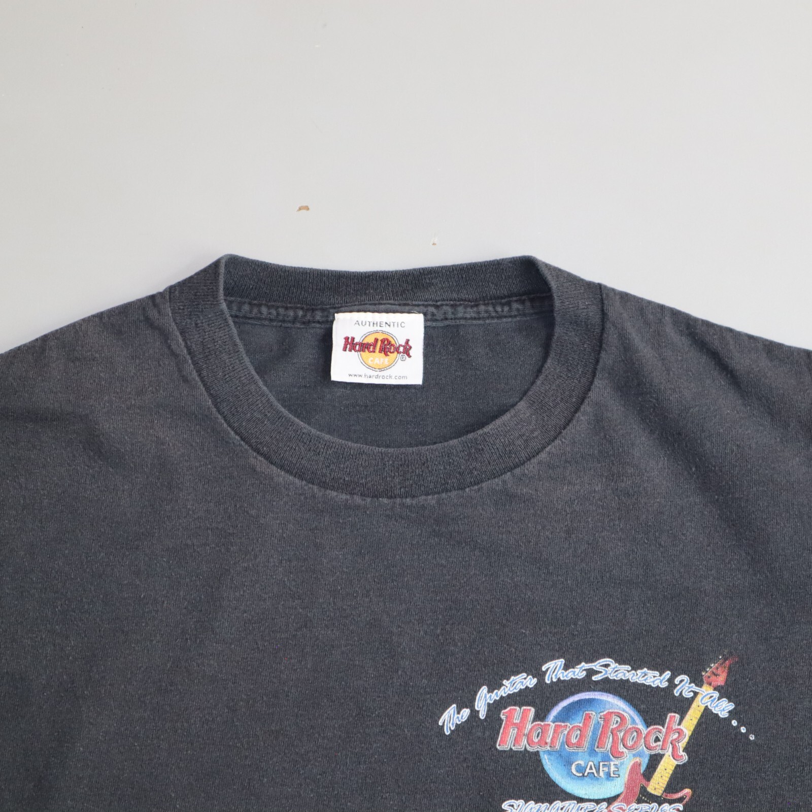 Hard Rock Cafe Shirt Adult Small Black Signature Series Eric Clapton Destin S gallery