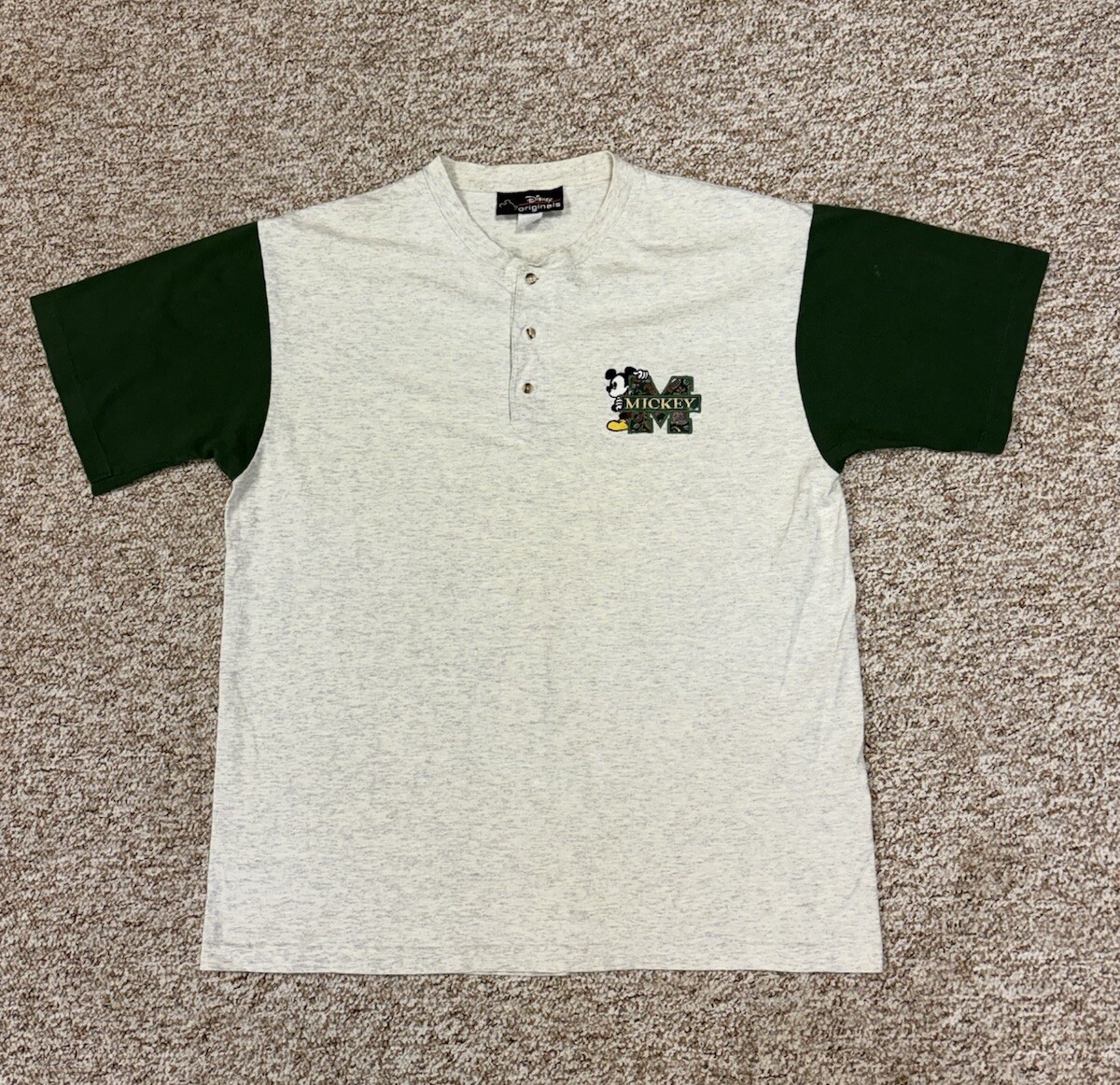 Vintage Disney Originals Shirt Mickey Embroidered Logo•Size N/A View Measurement gallery