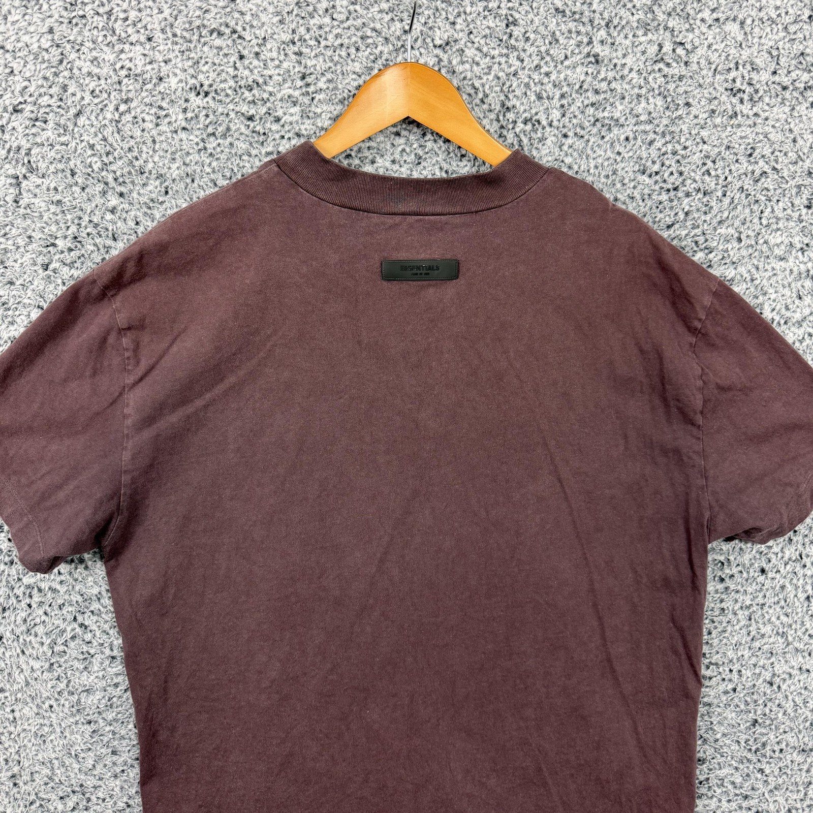 Fear Of God Essentials Shirt Mens Large Brown Logo Graphic Tee Streetwear gallery