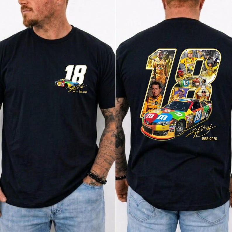 Kyle Busch 18 Tribute Shirt, RIP Rowdy 1985-2026 Shirt, NASCAR Legend Memorial T gallery
