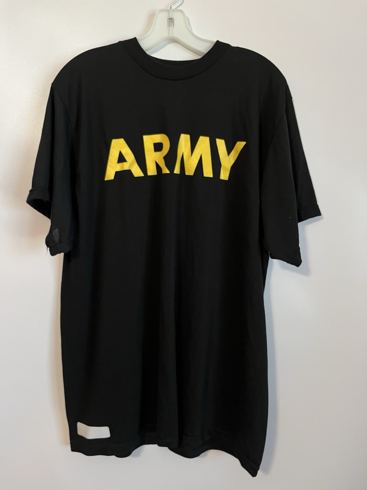 Military Army 3 Piece Set Physical Fitness Uniform 2 Shirts/1 Bag Black Large gallery