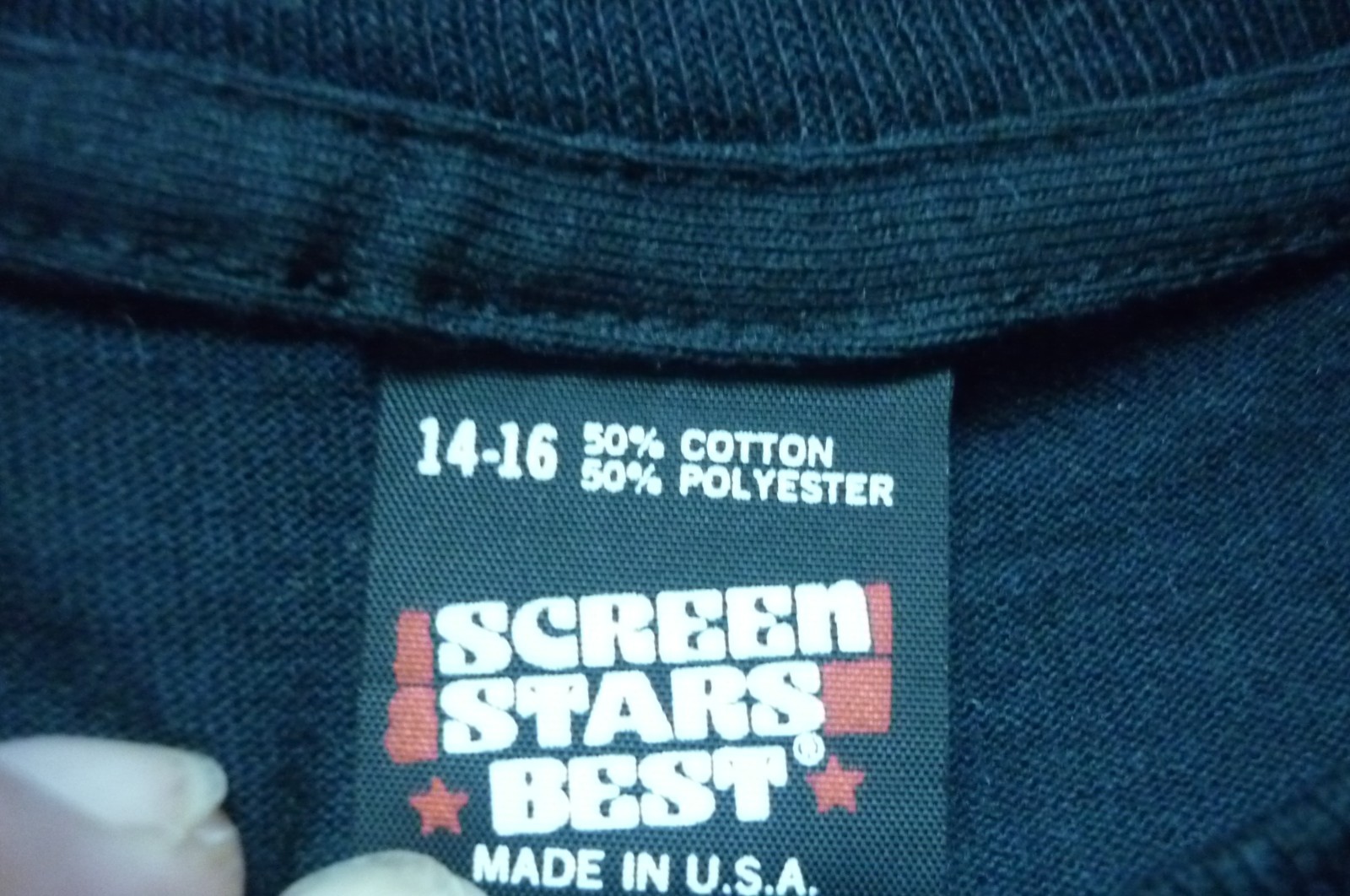 SCREEN STARS BEST VINTAGE T SHIRT USA " DAVIS DRAGONS " BLACK gallery