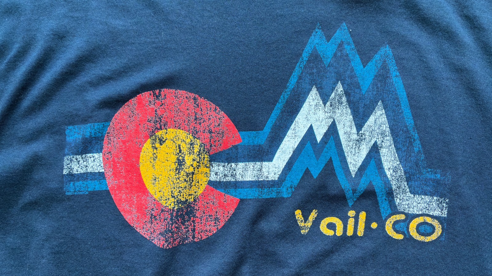 Duck Company Vail Colorado (Large) Blue T-Shirt (100% Cotton) gallery