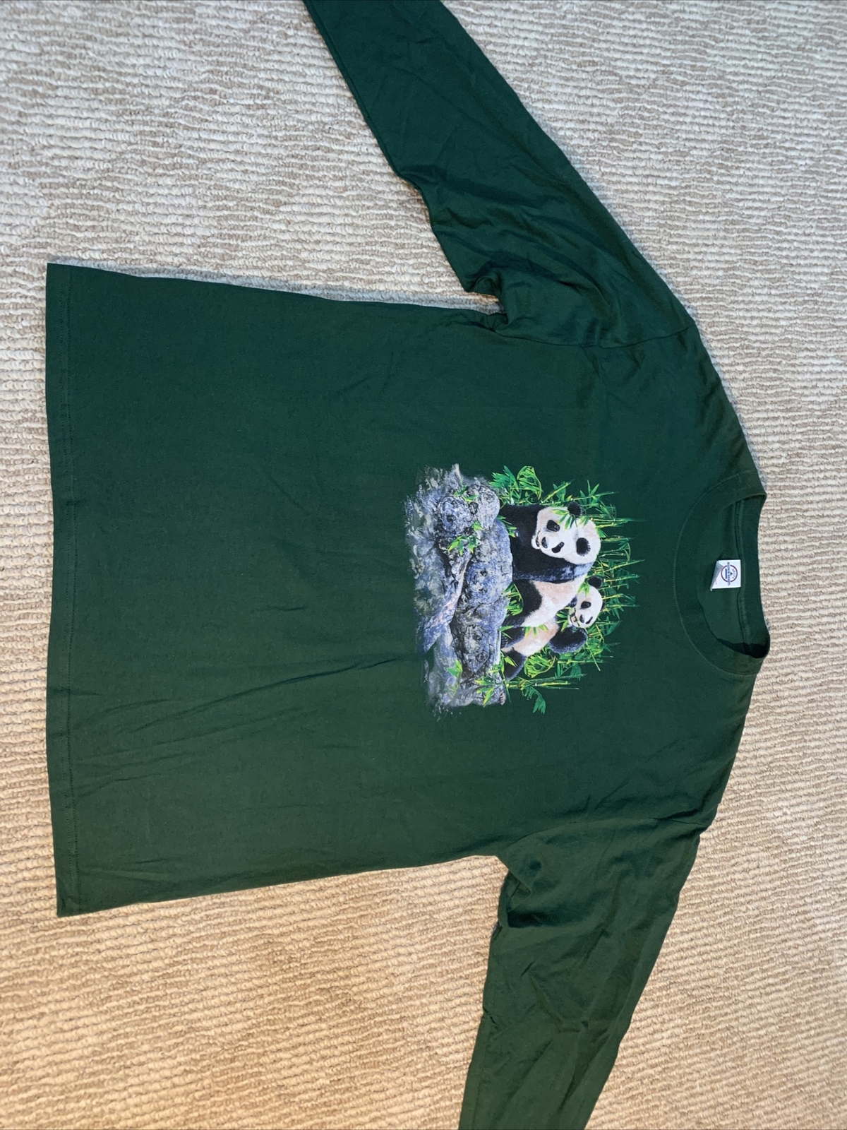 Pandas Long Sleeve Men’s Women’s Delta Magnum 100% Pre Shrunk Cotton T Shirts XL gallery