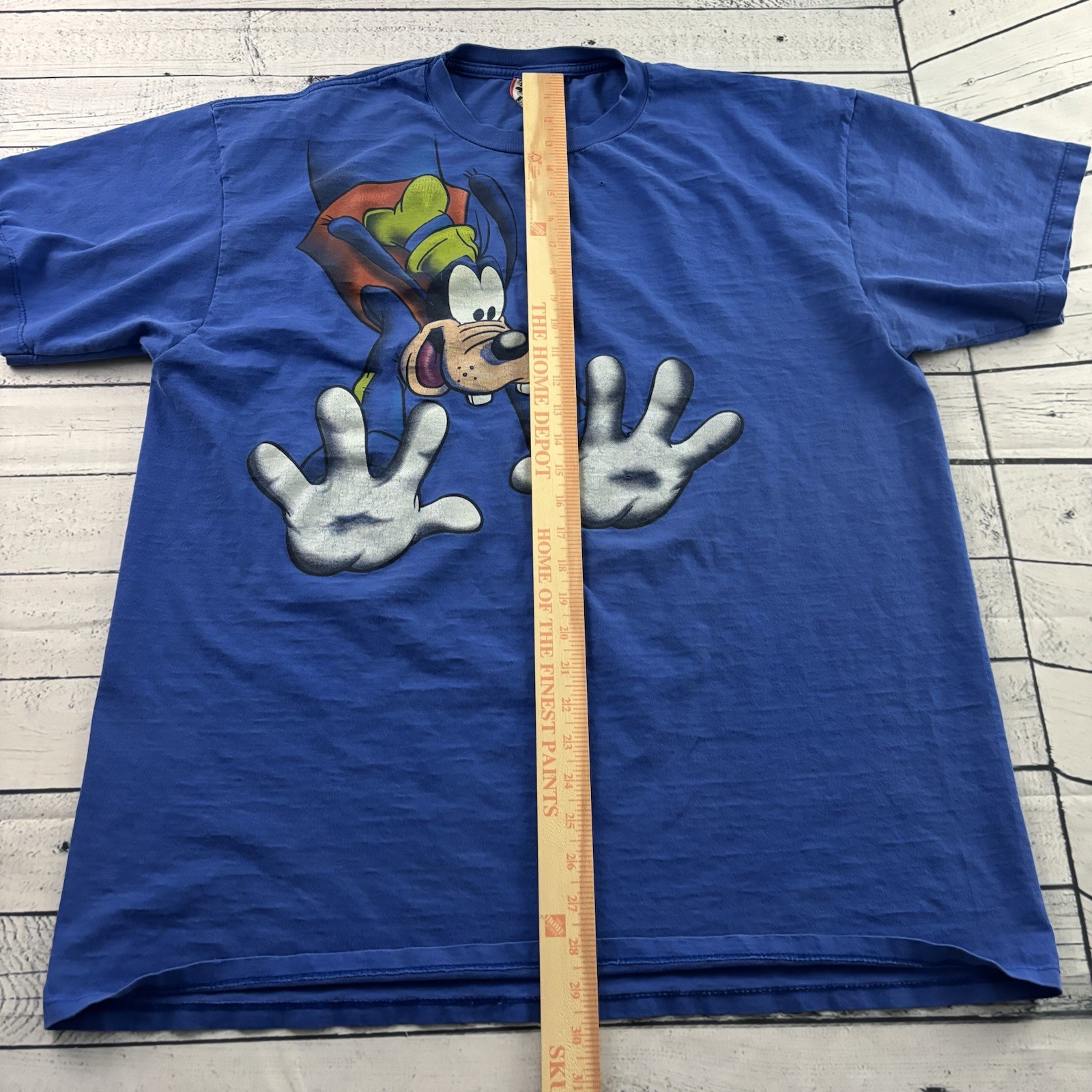 Vintage Disney Designs Goofy Short Sleeve T Shirt Men's OSFA Blue gallery