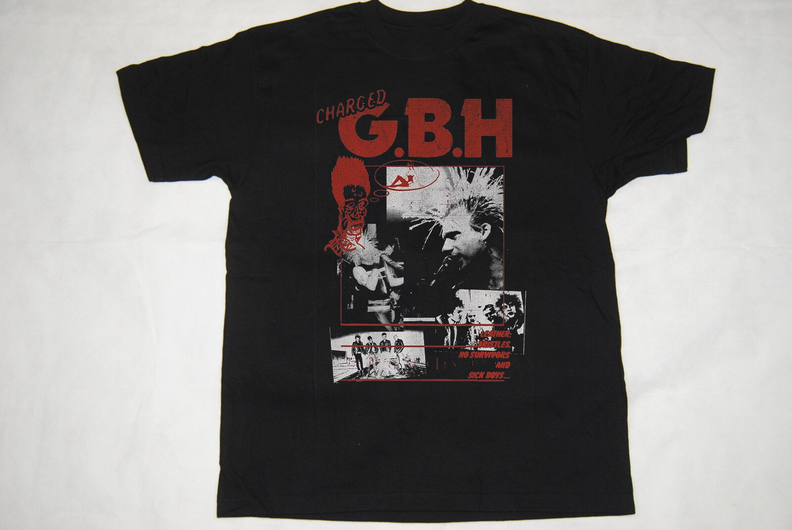 GBH Band Music Concert Black T-Shirt Cotton Unisex S-234XL
