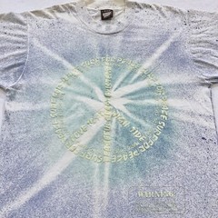 vtg 90s SURF FOR PEACE MAKE WAVES, NOT WAR T-Shirt M beach threads symbol sign
