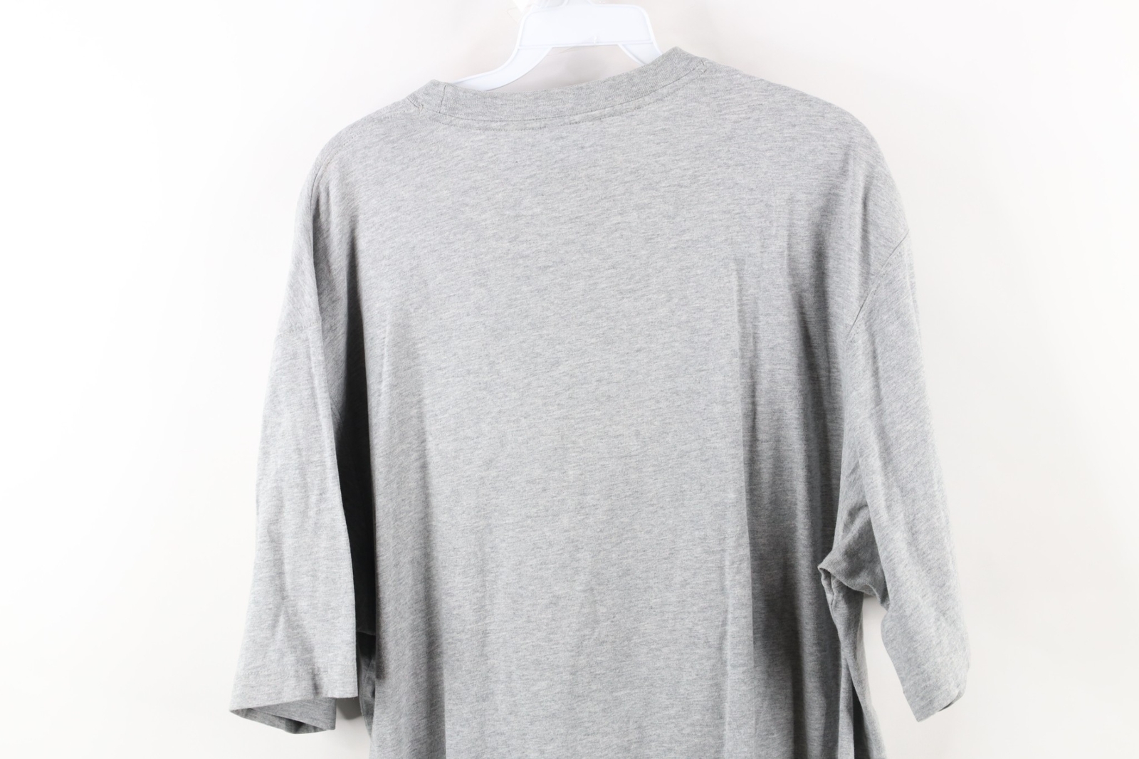 Vintage LL Bean Mens Large Blank Baggy Fit Short Sleeve T-Shirt Heather Gray gallery
