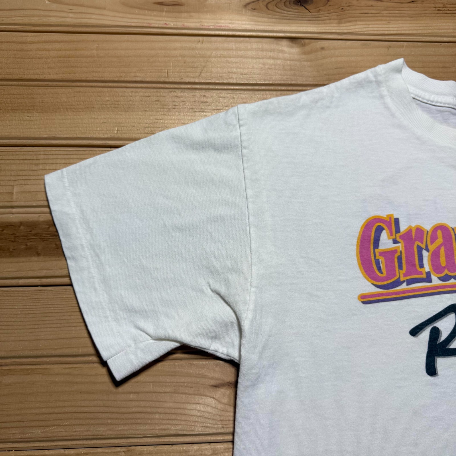 Vintage 90s Grandma's 10-Rules Quote Funny Humor Graphic T-Shirt USA - Large gallery