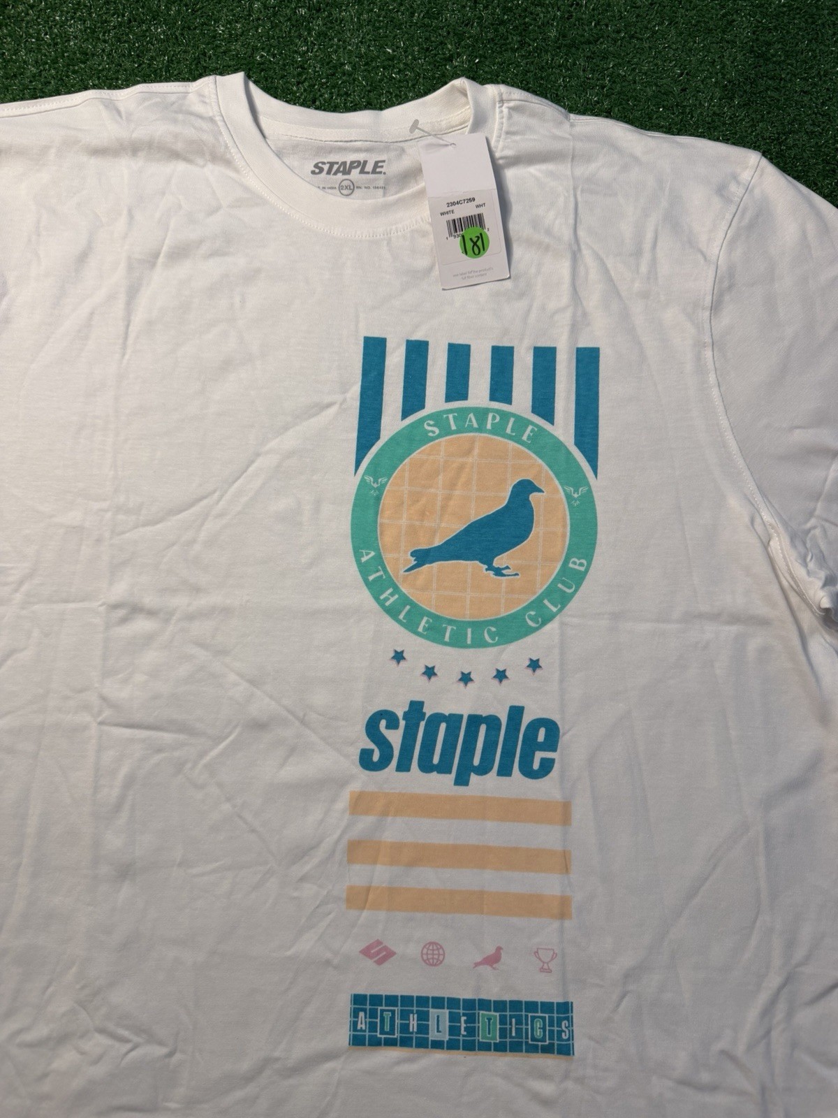 Staple Pigeon Graphic T Shirt Mens Size XXL White Logo Tee NWT gallery