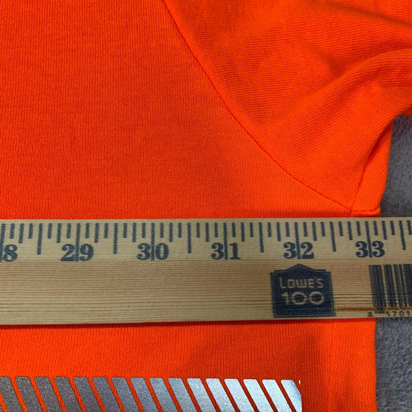 Men's Hi-Vis Orange Reflective Safety Work Shirt 5XL ANSI Class 2 3M Scotchlite gallery