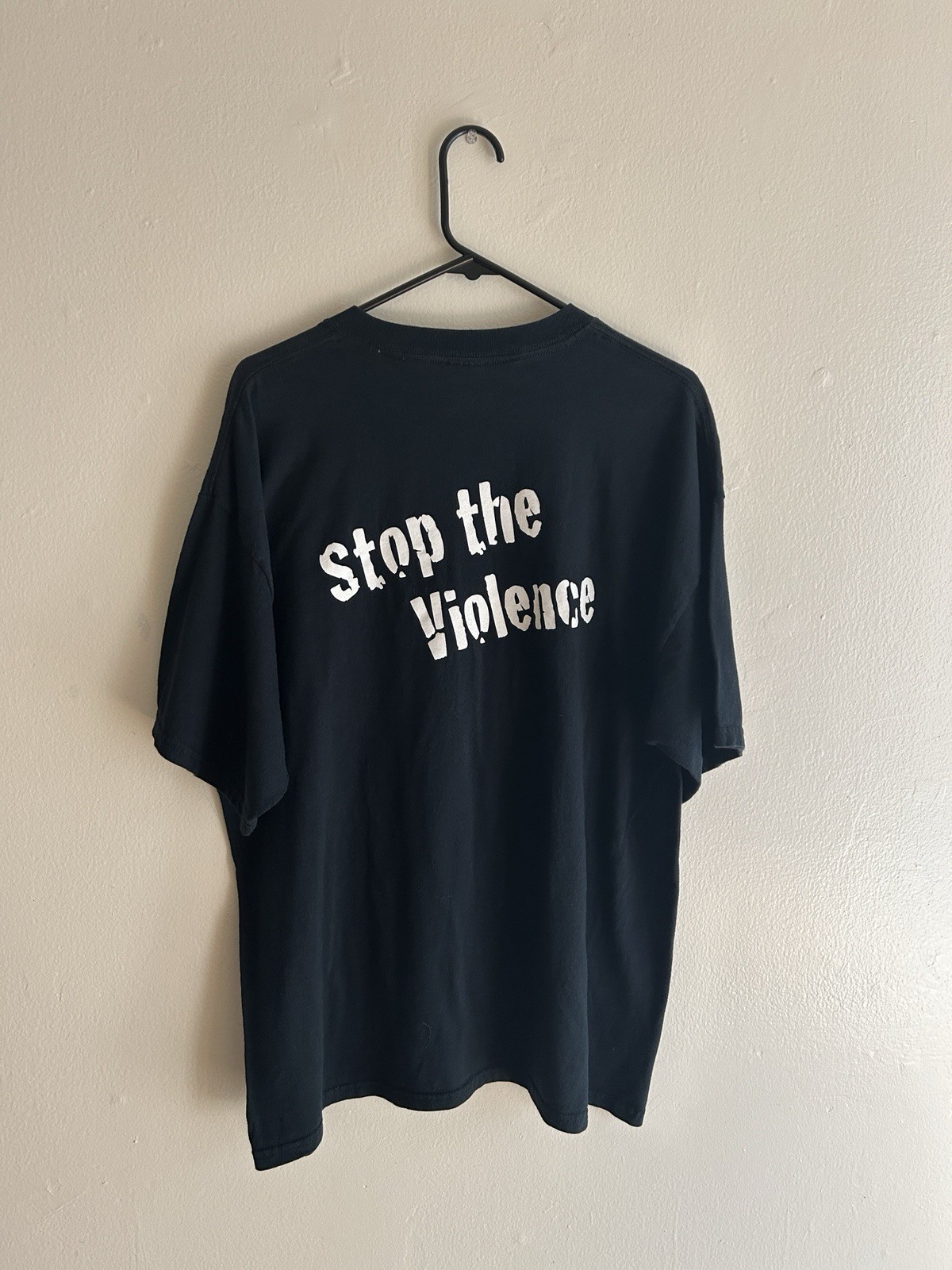 Power 99 FM Radio T-Shirt Stop the Violence Graphic Tee XL Vintage gallery