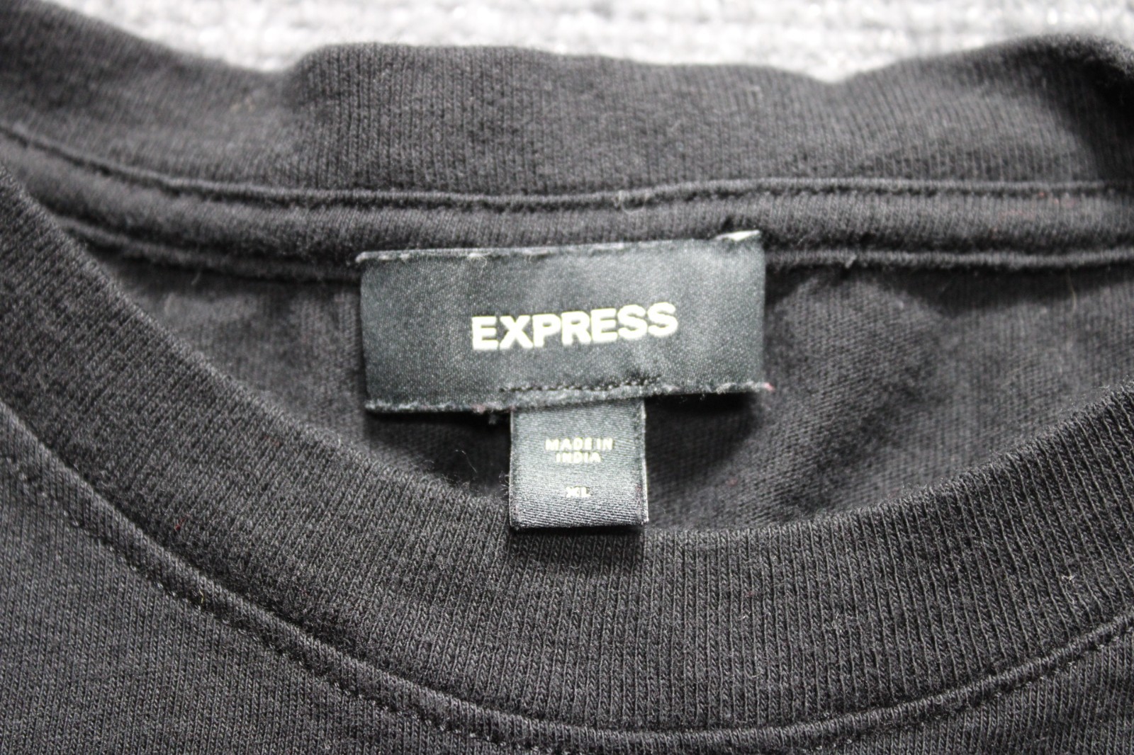 Express Black T-shirt Men's Short Sleeve Size XL Crew Neck gallery