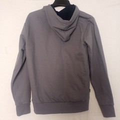 Timberland Unisex Tree Logo Folkstone Grey Hoodie With Kangaroo Pocket Size Sm