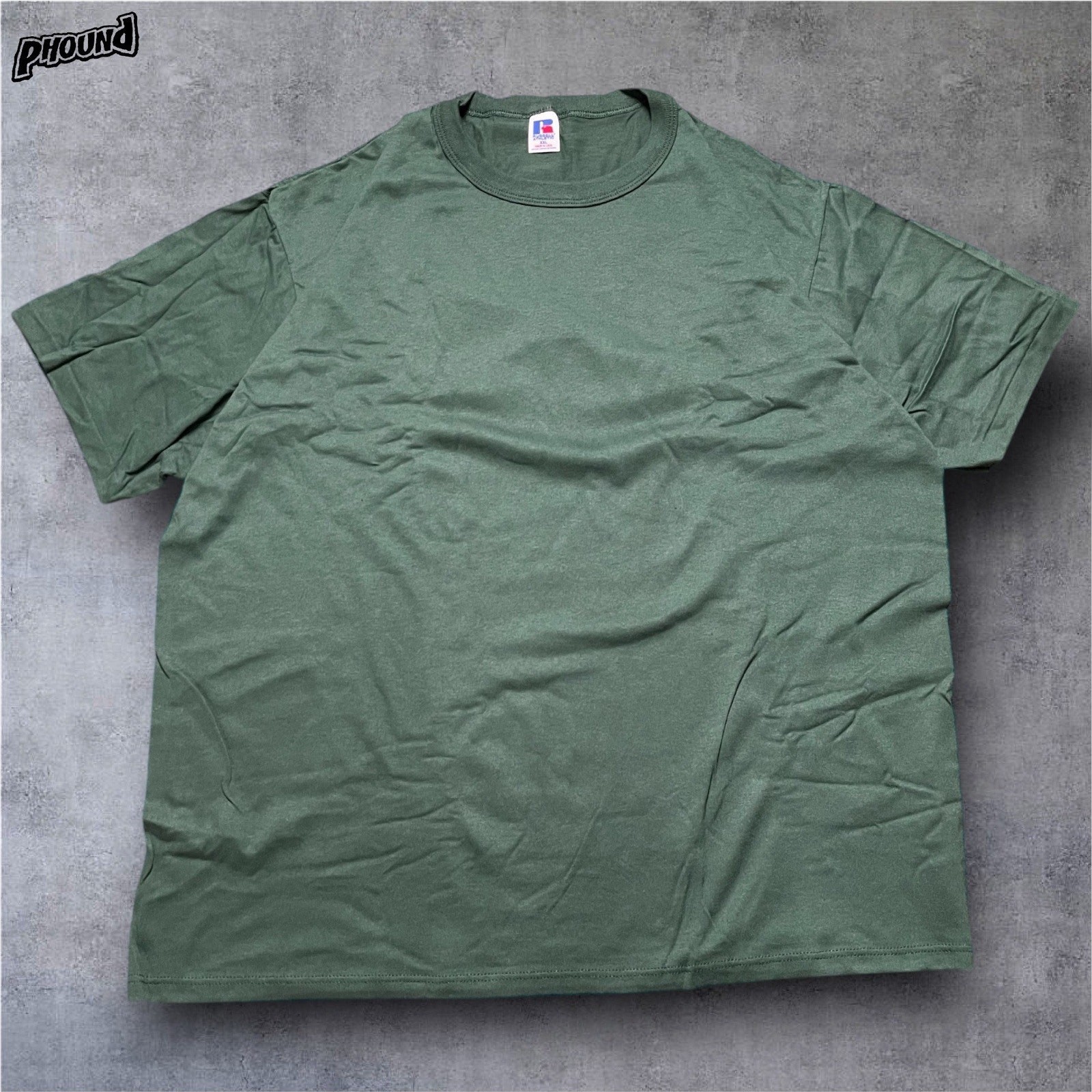 Vtg Russell Athletic XXL Pine Green Basic T-Shirt NWOT 27 gallery