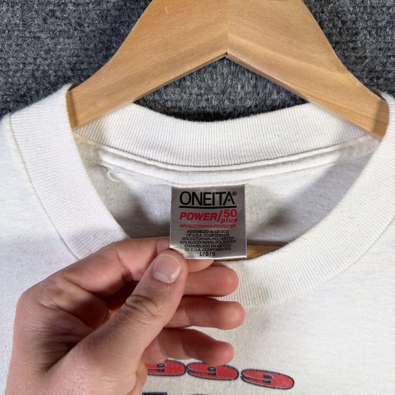 Vintage Atlanta Braves Shirt Mens Large White 90s USA Baseball World Series 1999 gallery