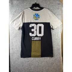 NBA Golden State Warriors Colorblock Graphic T-Shirt Gray Black Mens Medium