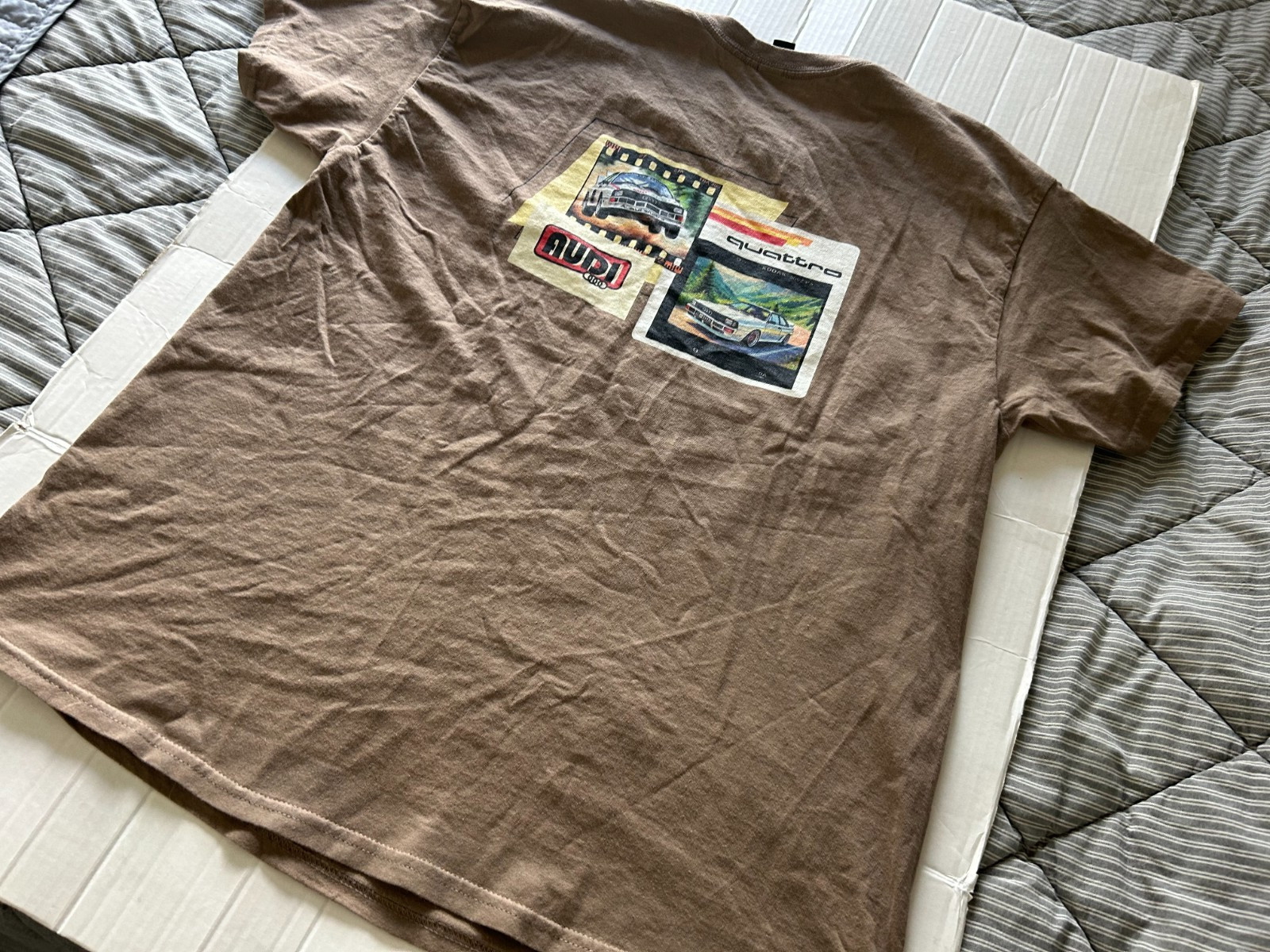 AUDI QUATTRO MZM SIZE XL BRN SHORT SLEEVE T-SHIRT. SEE DESCRIPTION gallery