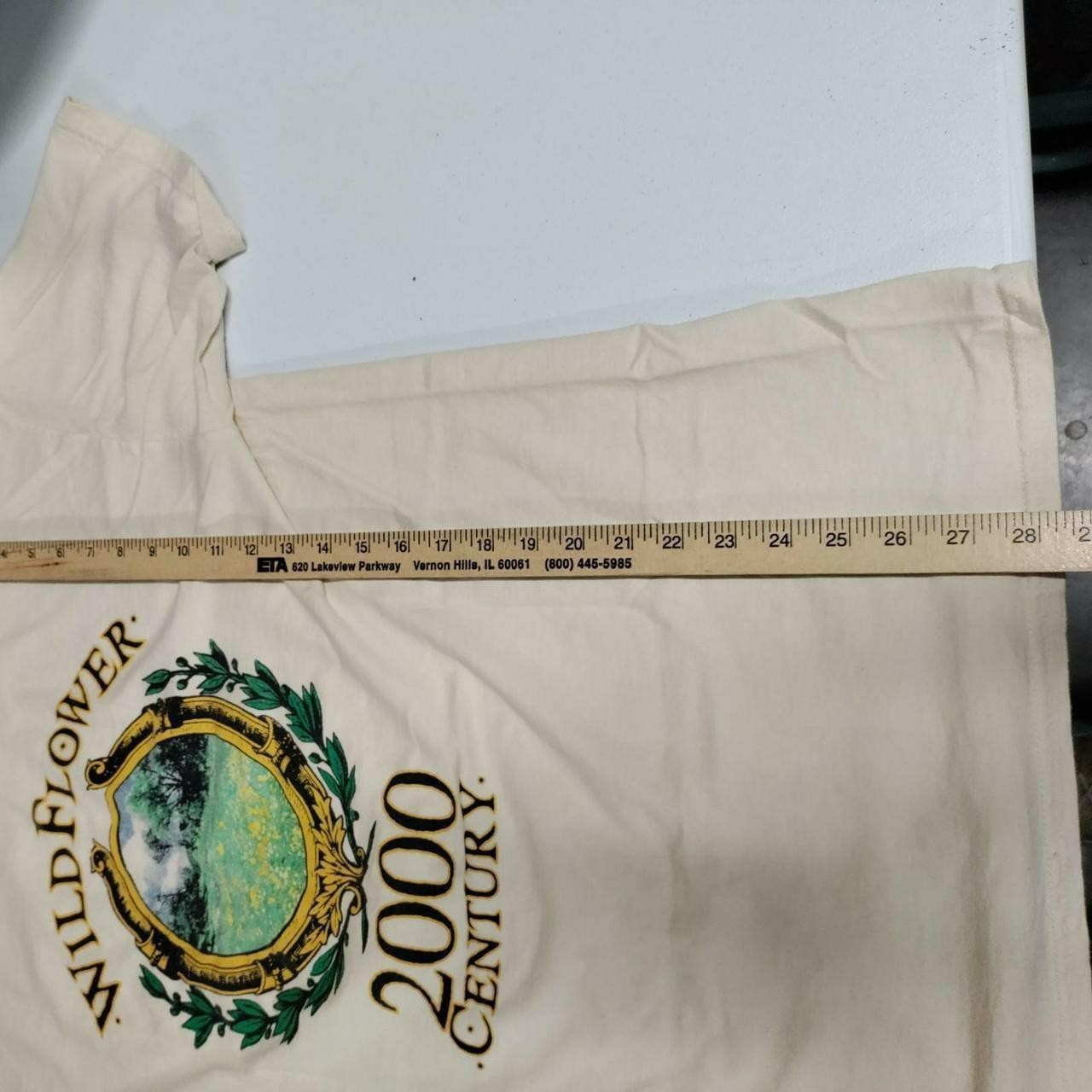 WildFlower 2000 Century Vtg Tee Size Xl Beige Color A252ed gallery
