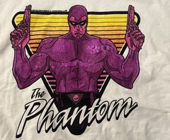 Brisco Brands Short Sleeve The Phantom NWT White Graphic Tshirt Size 2xl