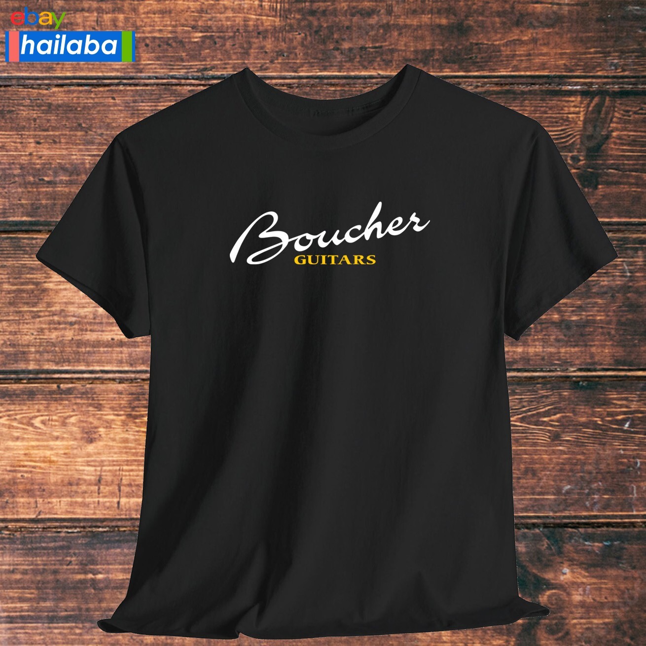Boucher Guitars Logo Shirt Black/Navy/Grey/White/Orange T-Shirt S-5XL gallery