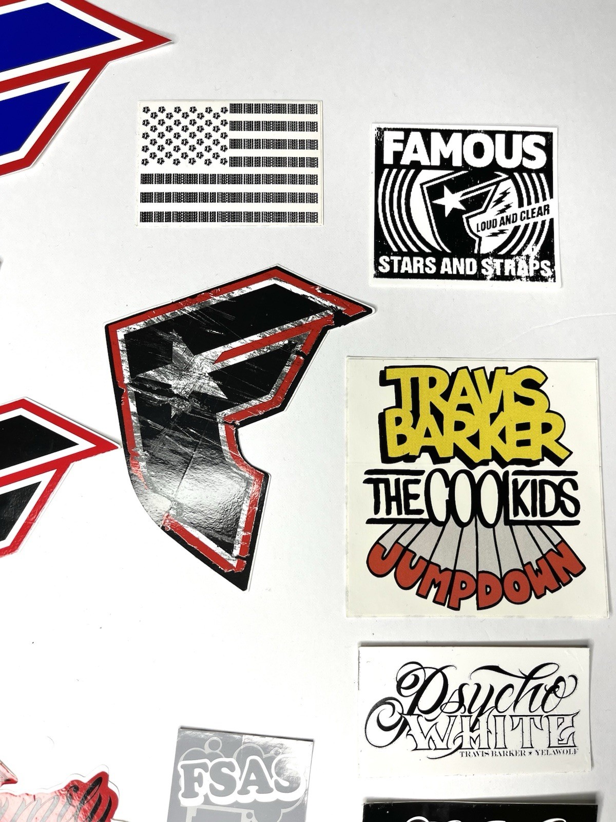 Famous Stars And Straps 20 Sticker Set Blink 182 Transplants Travis Barker gallery