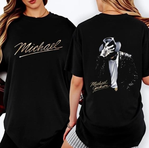 100 Percent Cotton Casual Streetwear Style T-Shirt Michael Jackson Dance Pose An
