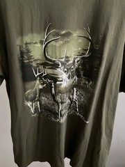 AAA Alstyle Apparel & Activewear Men’s XL Whitetail Deer Hunting T-Shirt