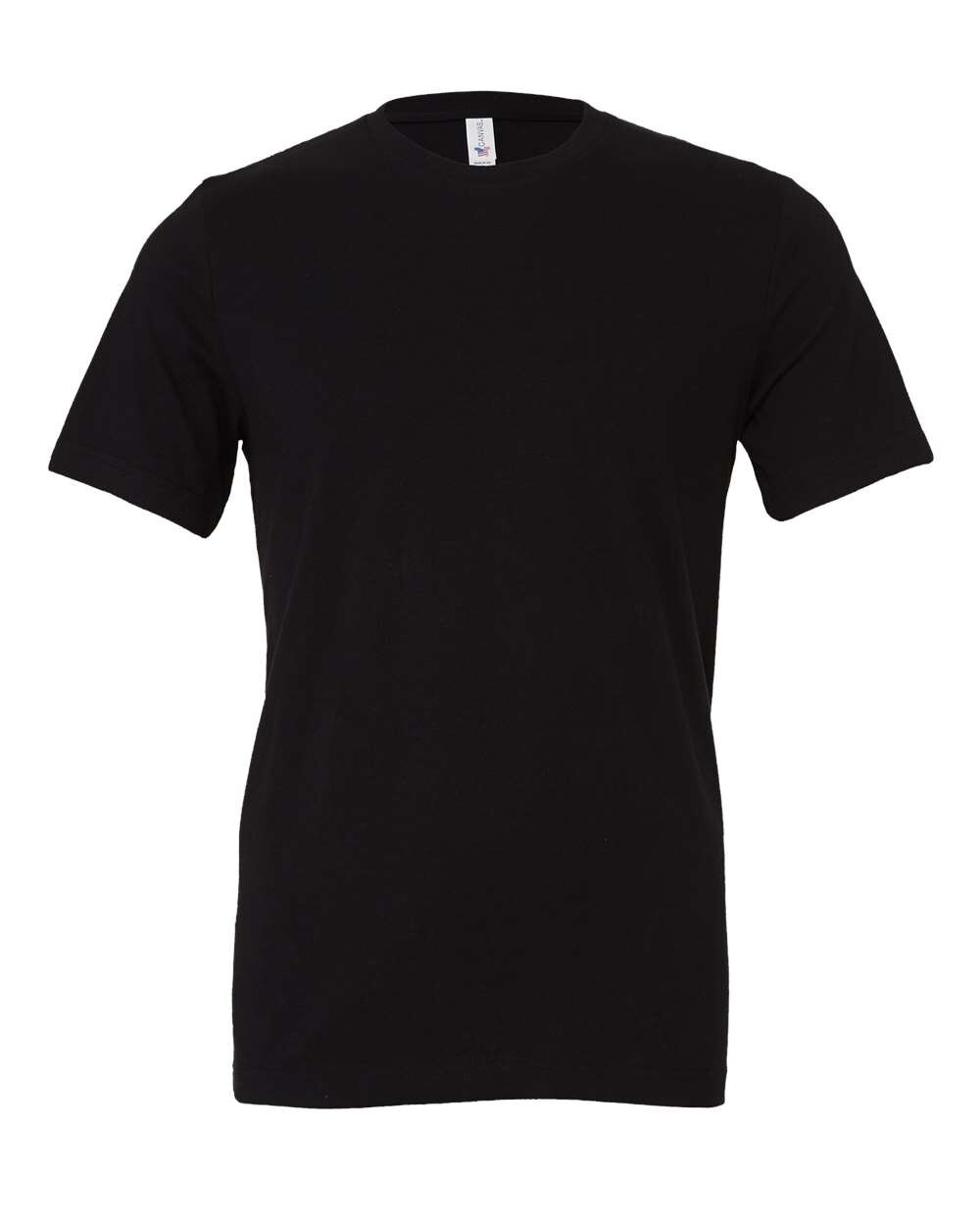 Bella + Canvas 3001C 4XL Black Cotton Jersey Tee Unisex Tshirt For Men and Women gallery