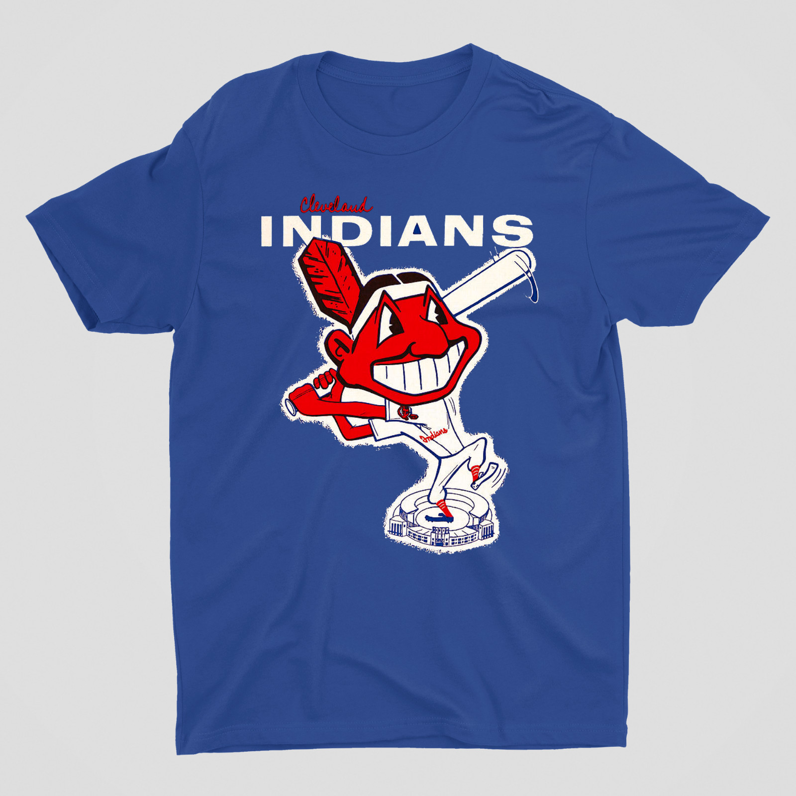 Cleveland Indians The Indians T-shirt Blue Tee All Sizes S-5XL JJ4506 gallery