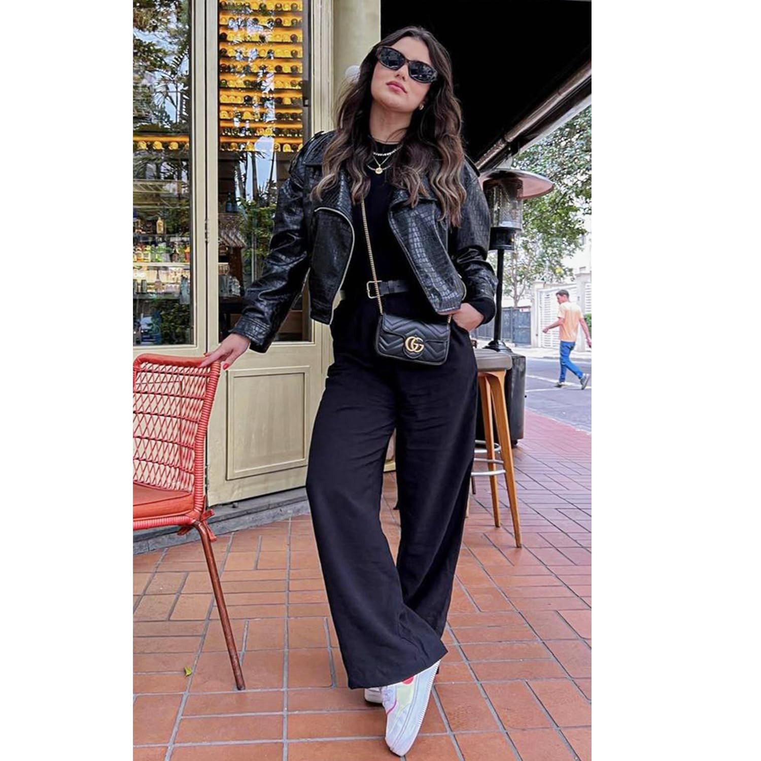3 Pack Women's Wide Leg Pants with Pockets High Waist Loose Sweatpants Casual... gallery