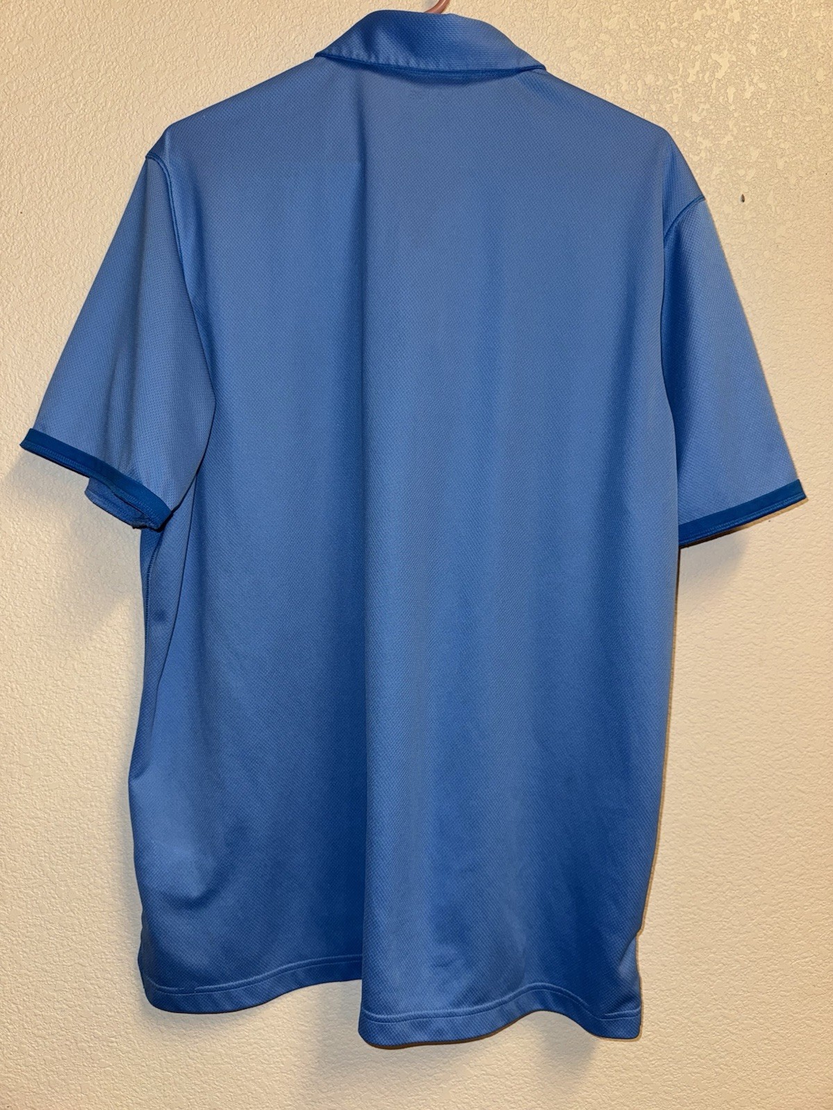 Adidas Golf Collar Neck Quarter Button Up Polo T-Shirt Size X-Large Men Blue gallery