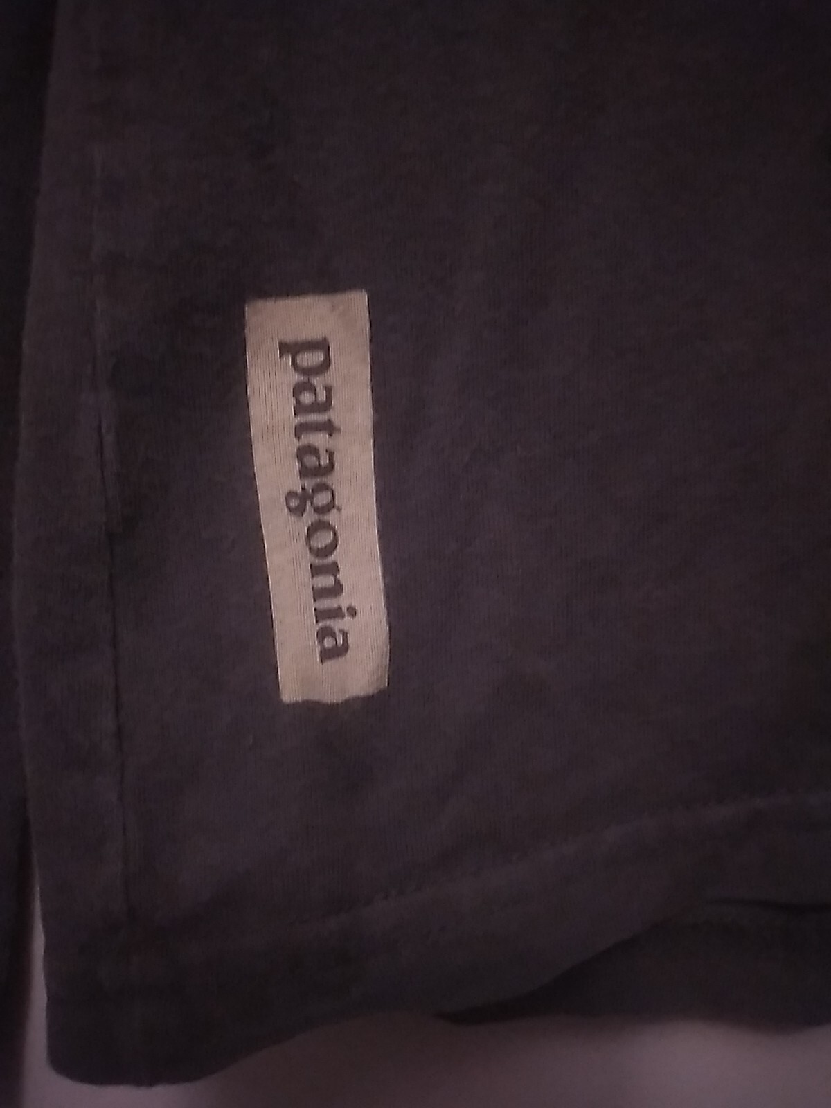Mens Patagonia Shirt S Dark Gray Live Simply Graphic Long Sleeve Pelican Fish gallery