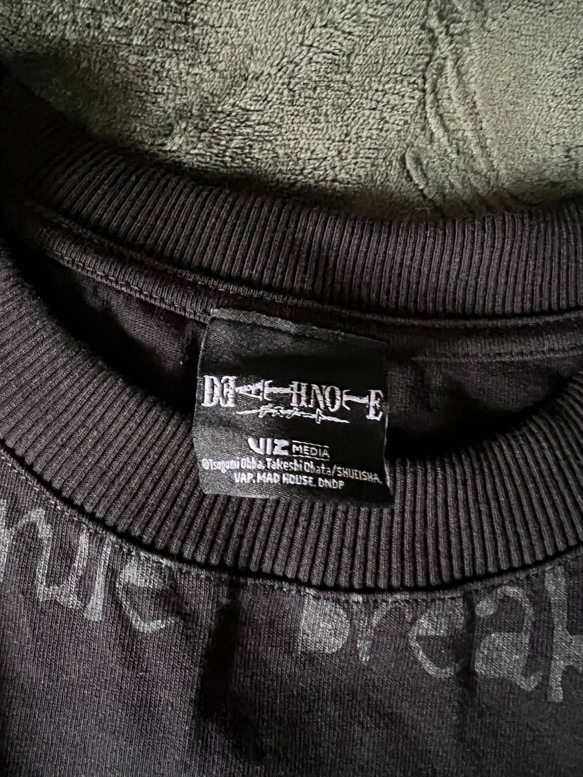 Civil Regime x Death Note - Lights Fatal Stare Dungeon Tee In Black - Size XL gallery
