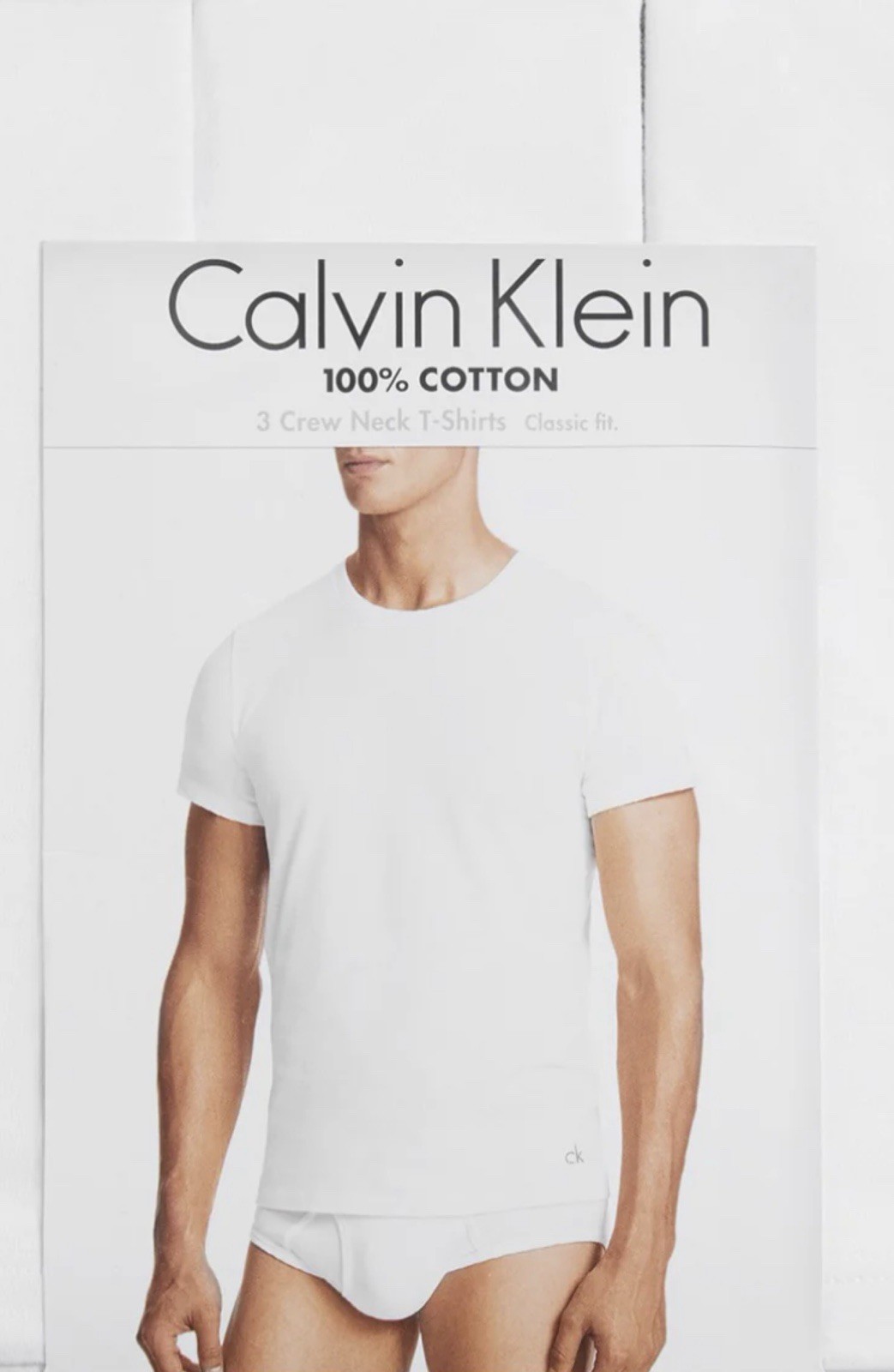 Calvin Klein 3 Pack White Tshirts gallery
