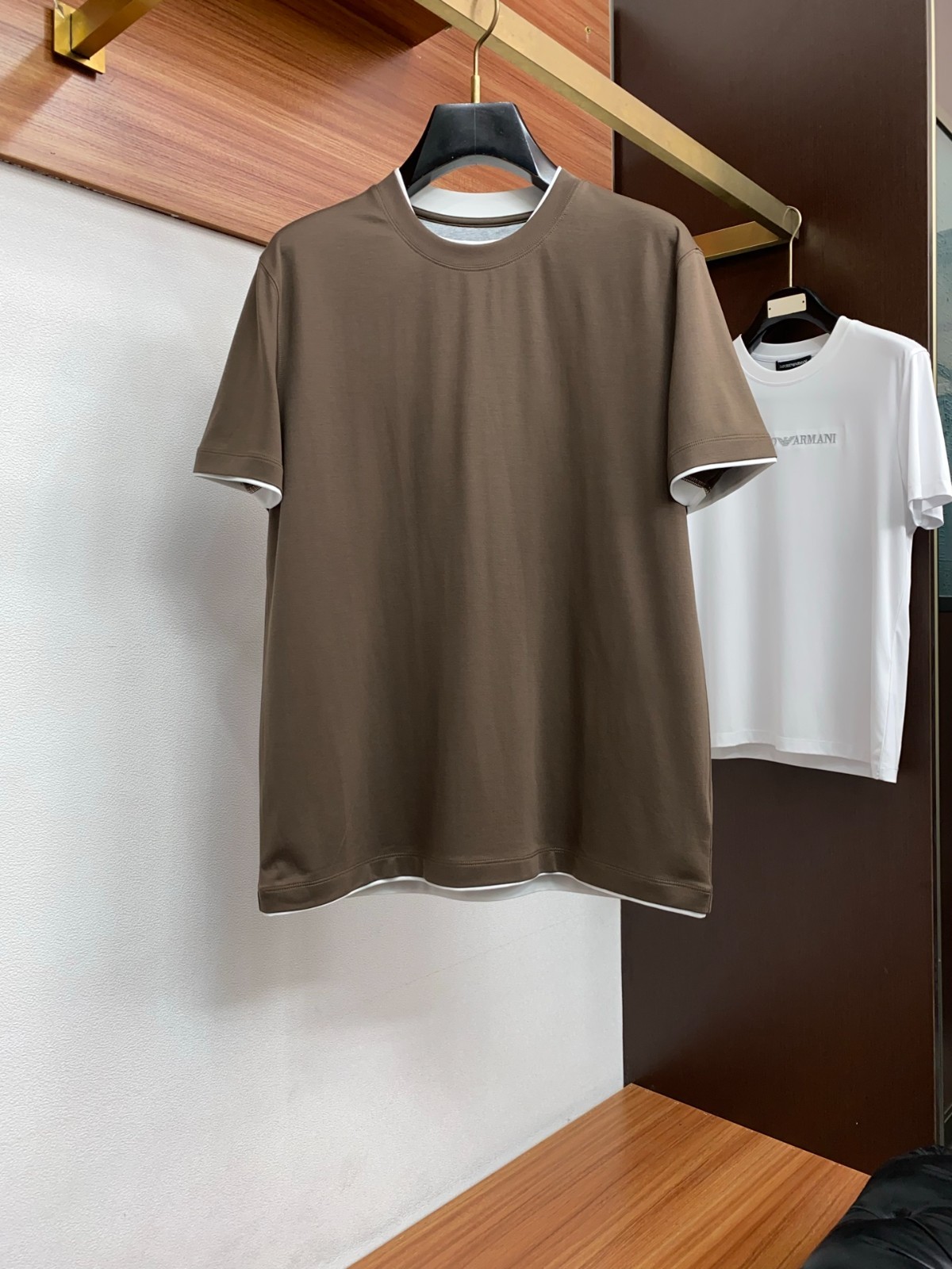 Brunello Cucinelli Men’s Classic Fashion Silky Short-Sleeve T-Shirt XL