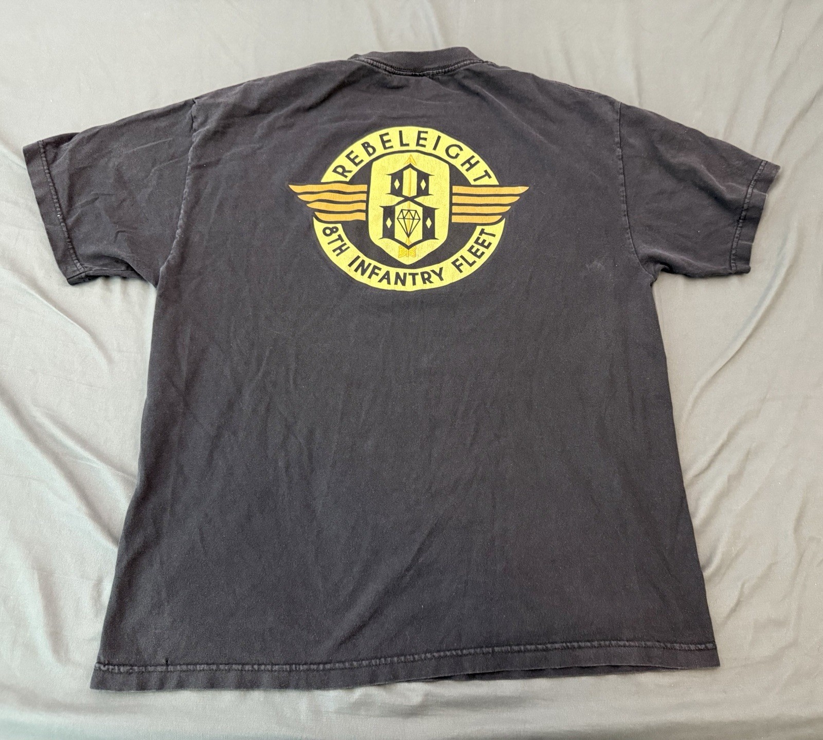 Rebel8 Rebeleight 8th Infantry Fleet Graphic T Shirt XL Black Skate gallery