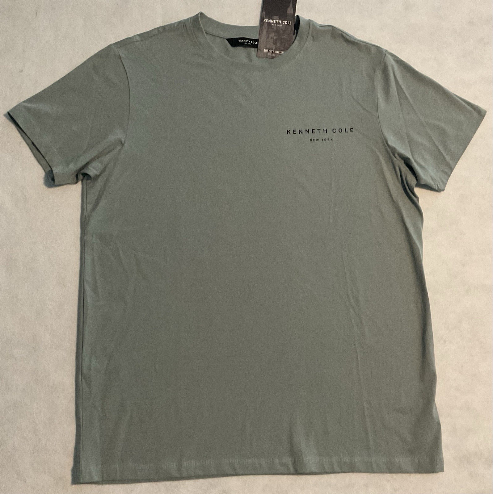 Kenneth Cole Men's Small City Dweller Collection Logo Crew Neck Tee Shirt NEW gallery