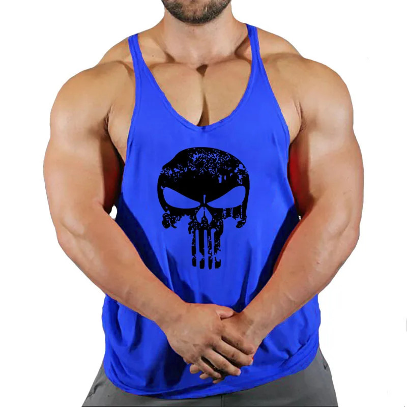 Men’s Workout Tank Tops Gym Muscle Tee Bodybuilding Fitness Sleeveless T Shirts