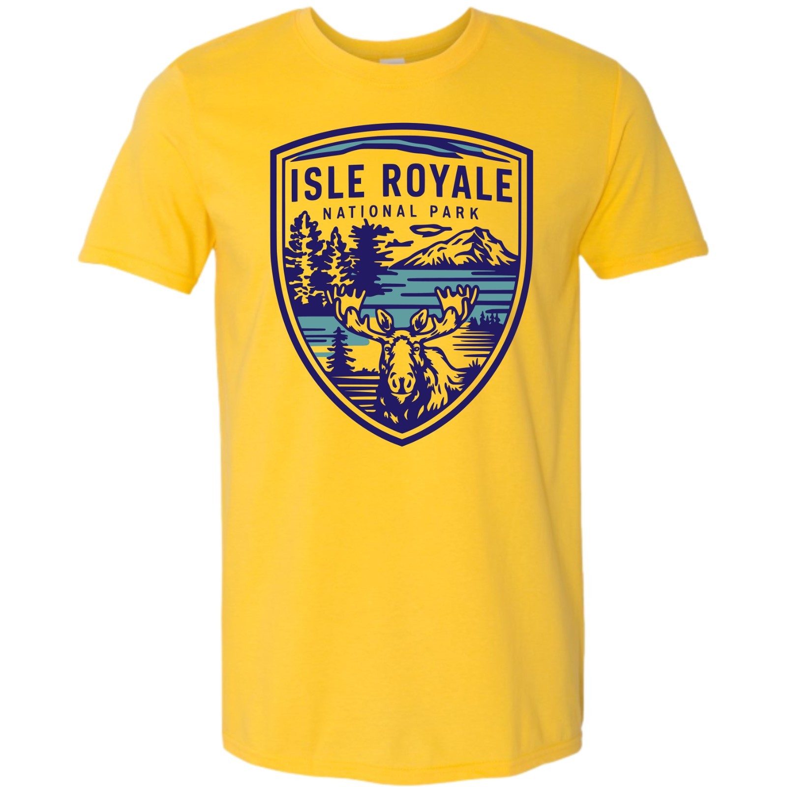 Isle Royale National Park T-Shirt Moose Nature Hiking Outdoors gallery