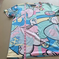 Reason Graphic Tee Mens Medium Multicolor Cartoon Pop Art Tokyo Streetwear Shirt
