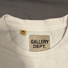 Gallery Dept. Men’s White Graphic Logo T-Shirt Size M 100% AUTHENTIC