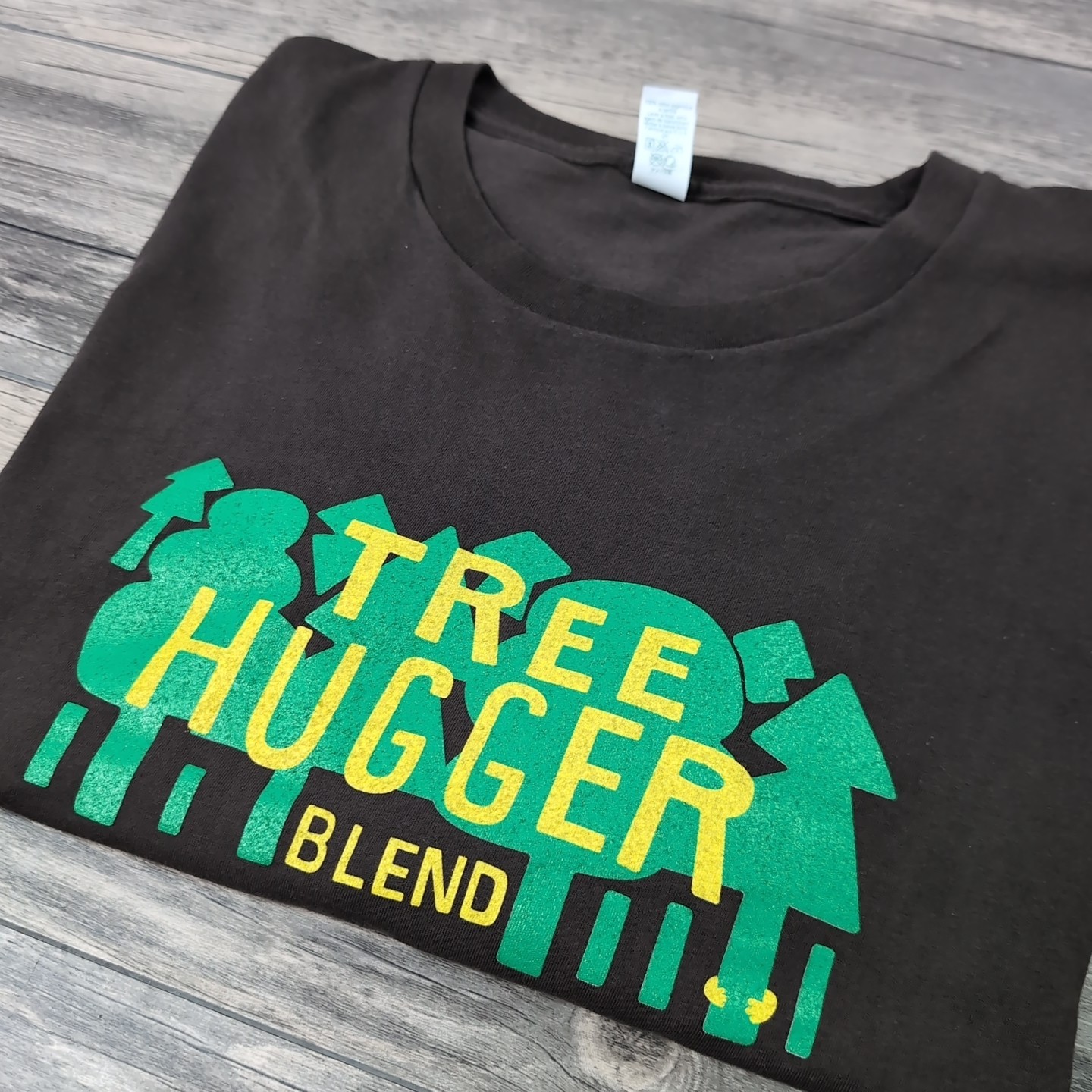 True Hugger Black Brown Organic Cotton Made In USA Men's 2X Soft High Quality gallery