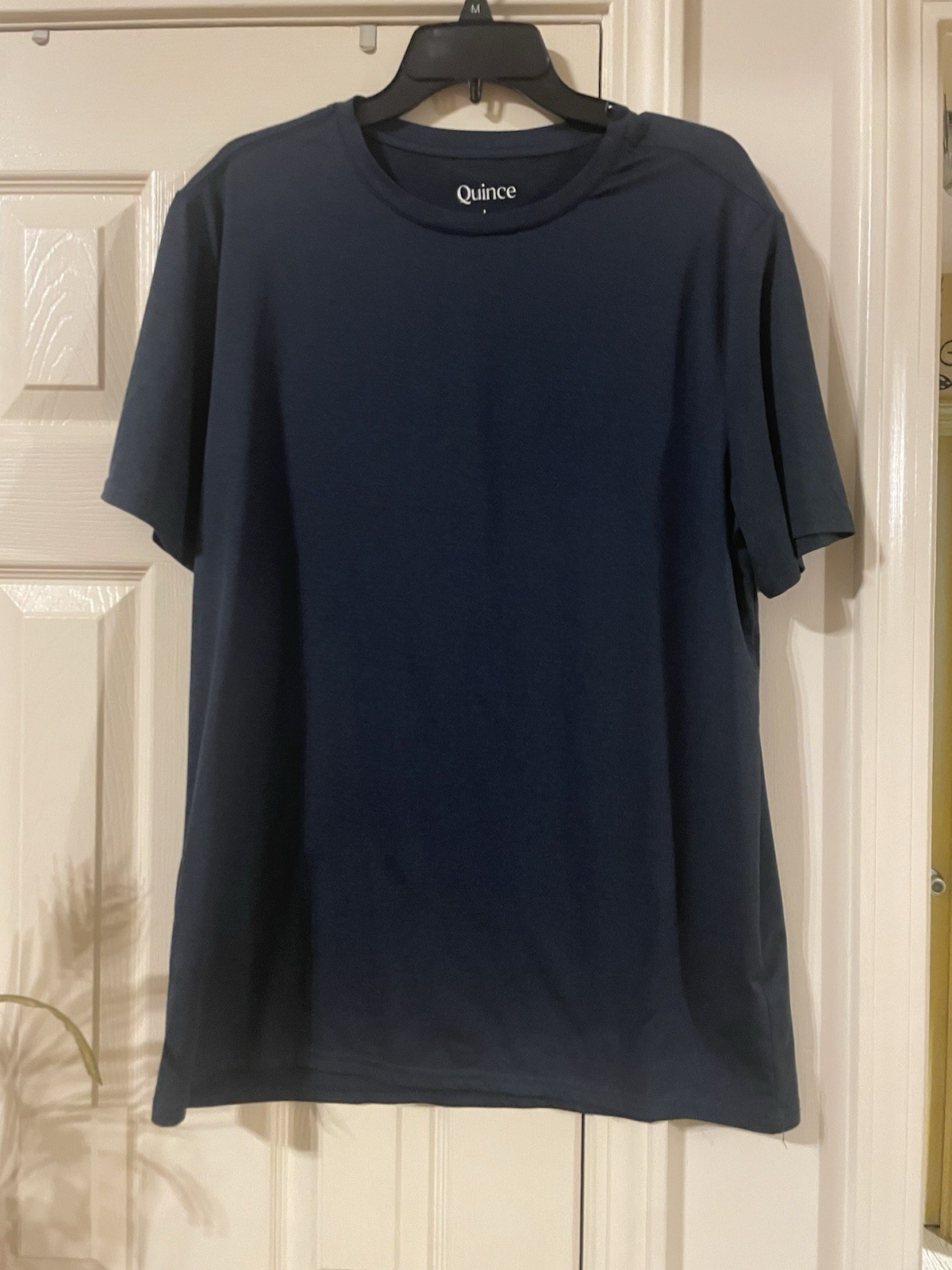 Quince Men 100% Organic Cotton Slub Crewneck Tee Deep Navy L gallery